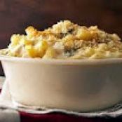 Three-Cheese Ziti and Smoked Chicken Casserole