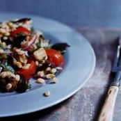 MEDITERRANEAN EGGPLANT AND BARLEY SALAD
