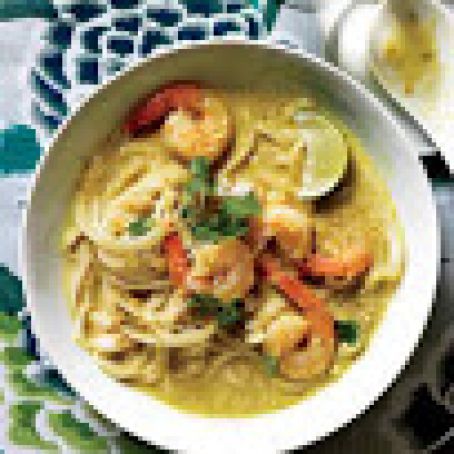 Coconut Laksa with Shrimp
