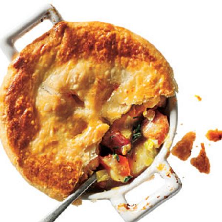 Chicken, Potato and Leek Pot Pie