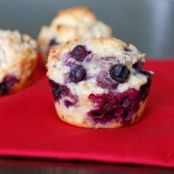 Blueberry muffins with Greek yogurt