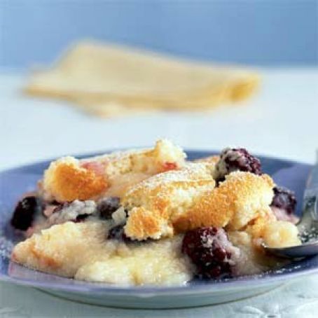 Blackberry Lemon Pudding