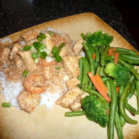 Coconut Shrimp & Chicken Curry