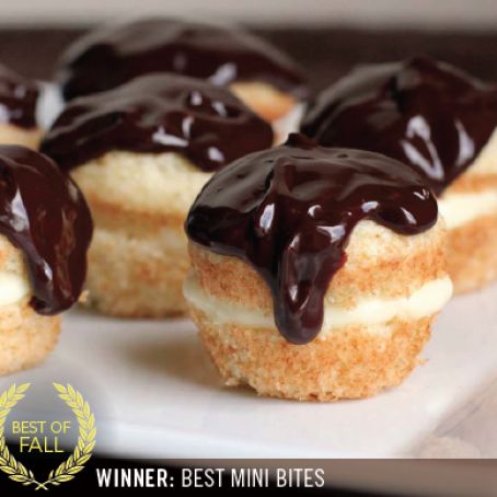Boston Cream Bites