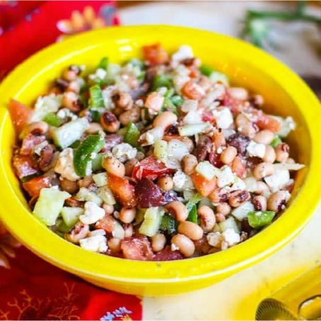 GREEK BLACK EYED PEA SALAD