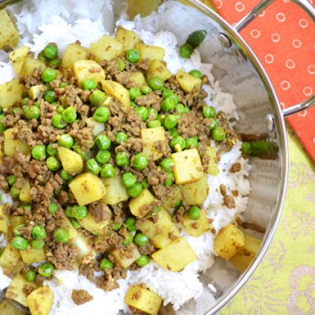Curry Beef with Peas