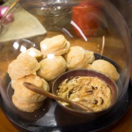 Big Batch of Grandma's Biscuits with Molasses Butter