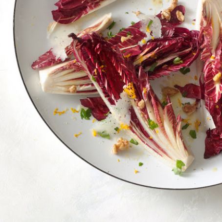 Treviso Salad with Orange Vinaigrette and Manchego