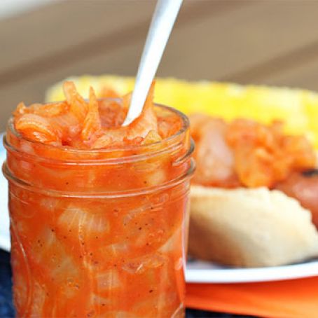 New York Style Hot Dog Onions