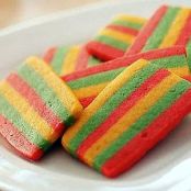 Rainbow Butter Cookies