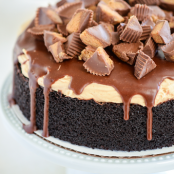 Reese's Dark Chocolate Cake!