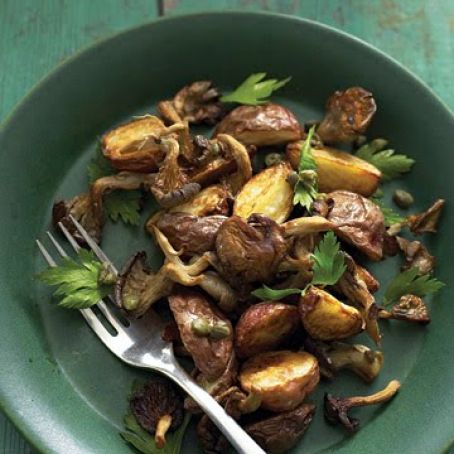 Roasted Mushroom and Potato Salad
