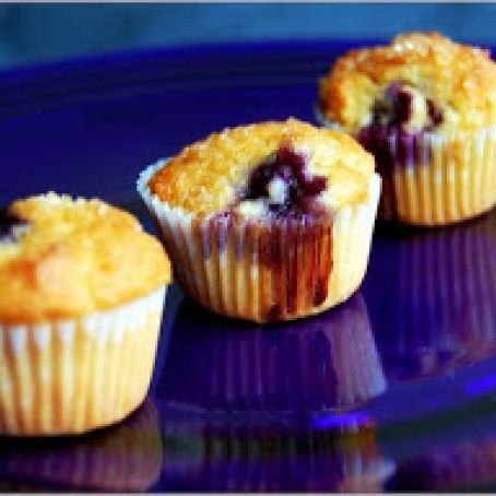Mini Blueberry Yogurt Muffins