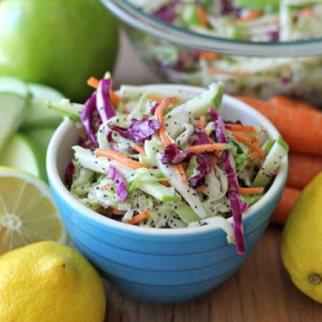 Apple & Poppy Seed Coleslaw