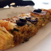 Caramelized Onion, Anchovy Tart