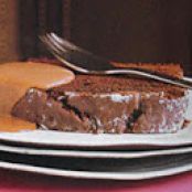 Deep Chocolate Sour Cream Pound Cake