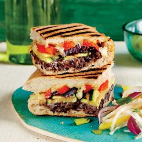 Mexican Style Grilled Vegetable Sandwich