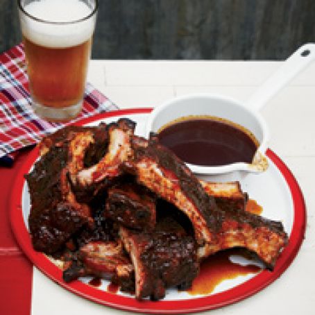 Molasses-Smoked Baby Back Ribs