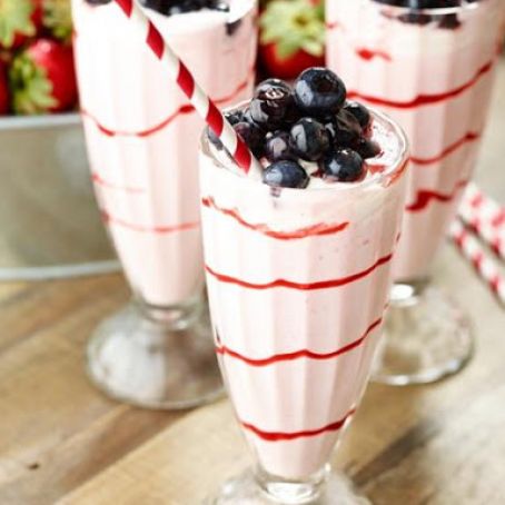 Patriotic Milk Shake