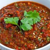 Roasted Tomato and Jalapeno Salsa