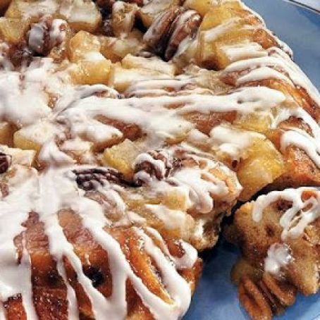 Upside-Down Cinnamon-Apple Coffee Cake