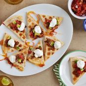 Waffled Chorizo-Cheese Quesadilla