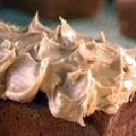 Mini Espresso Cakes with Peanut Butter Frosting