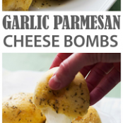 Garlic Parmesan Cheese Bombs
