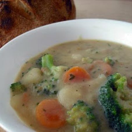 Creamy Potato and Broccoli Soup