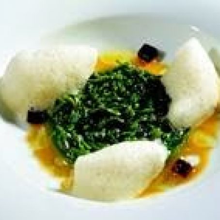 Mini-Asparagus with Deconstructed Mayonnaise