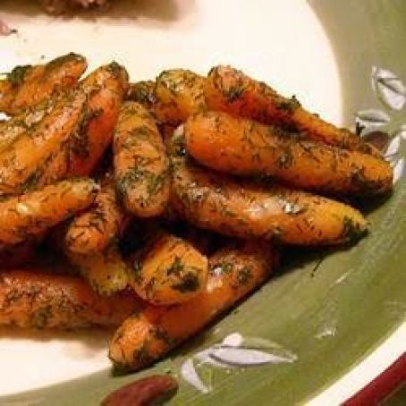 Baby Carrots with Dill Butter
