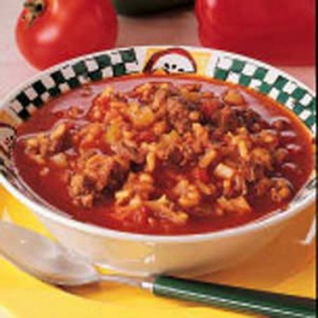 Stuffed Sweet Pepper Soup