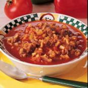 Stuffed Sweet Pepper Soup