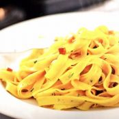Carbonara with Safron