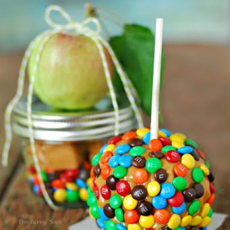 Carmel Apple in a Jar