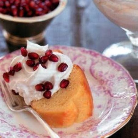 Whipped Vanilla Cream with Arils