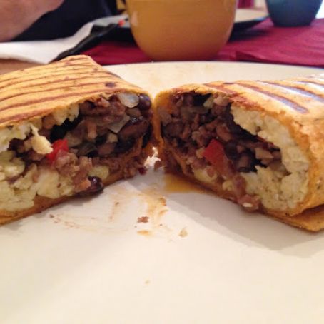 Breakfast Burrito w/sausage and egg
