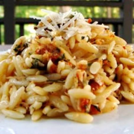 Sun dried tomato basil orzo