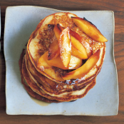 Buttermilk Pancakes w/Maple Syrup Apples
