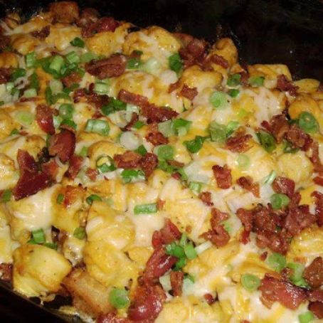 Loaded Potato BBQ Chicken Casserole ✿