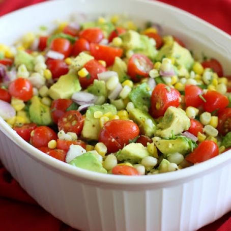 Corn, Avocado & Tomato Salad