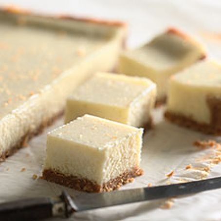 Vanilla Bean Cheesecake Bars