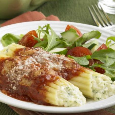 Cheesy Manicotti
