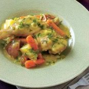 Chicken & Vegetables with Creamy Mustard-Herb Sauce