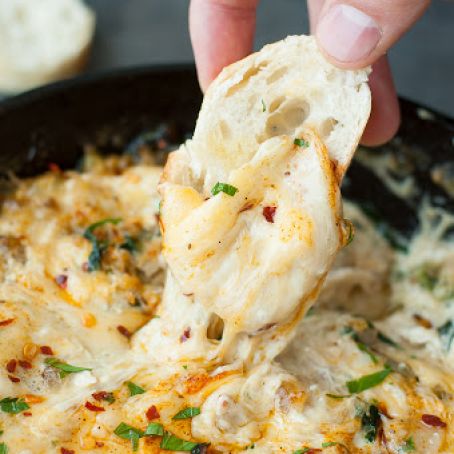 Baked Seafood Dip with Crab and Shrimp