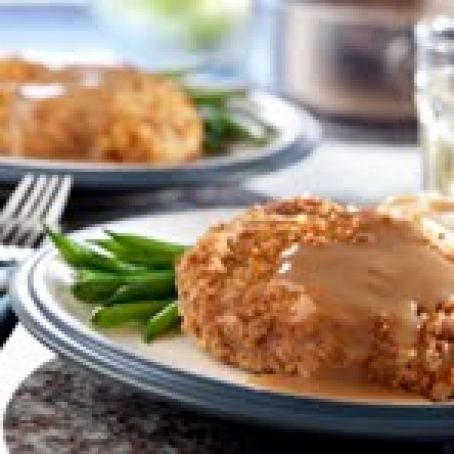 Baked Pork Chops & Gravy