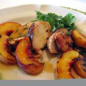 chicken and peaches