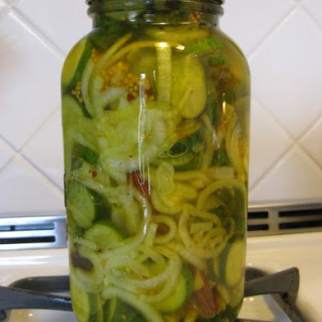 Microwave Bread and Butter Pickles