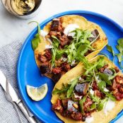 Eggplant & Lamb Tacos