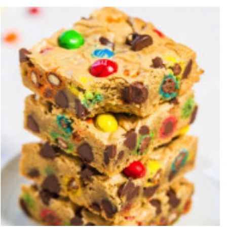 M&M’S Chocolate Chip Cookie Bars